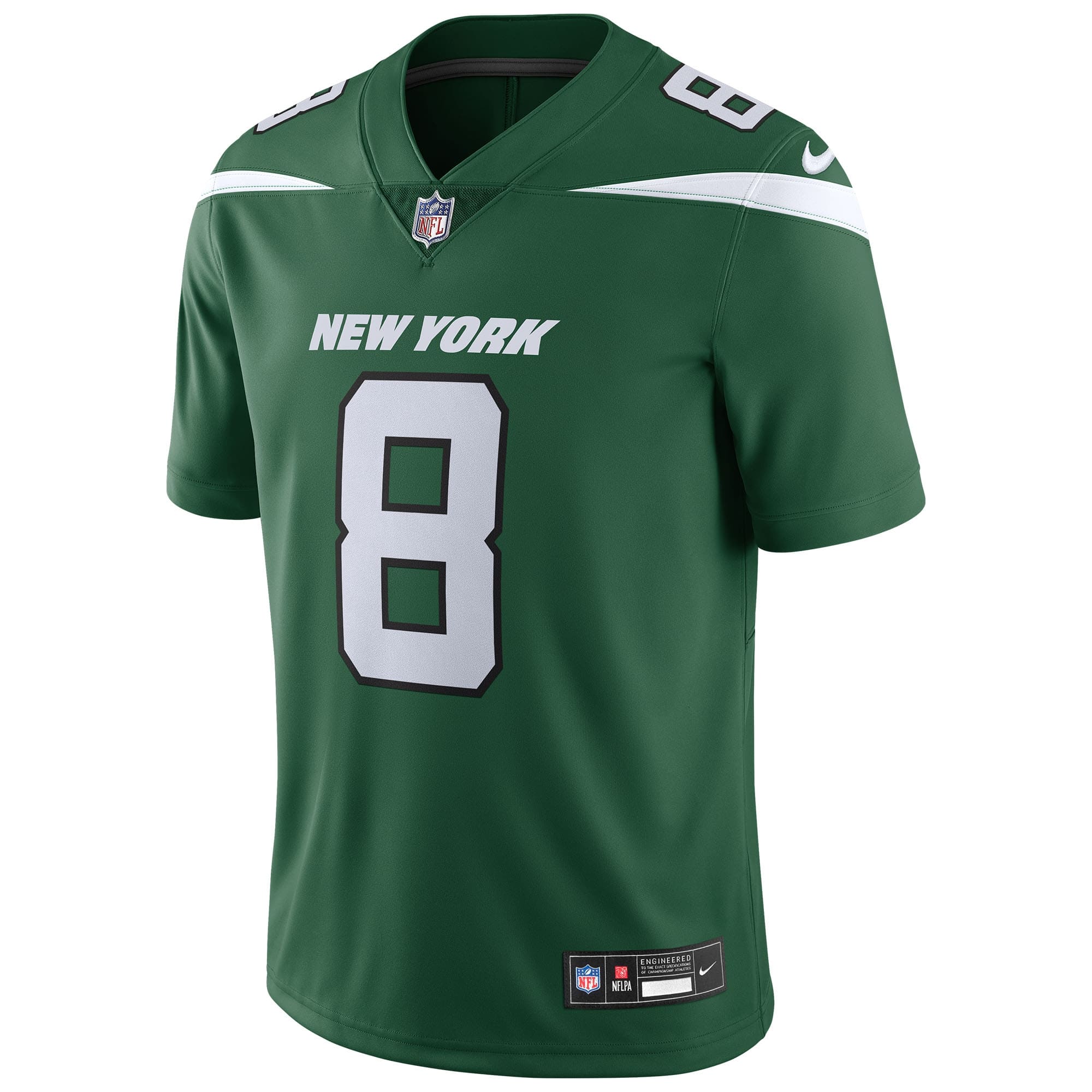 Aaron Rodgers #8 New York Jets Nike Vapor Untouchable Limited NFL Jersey Green
