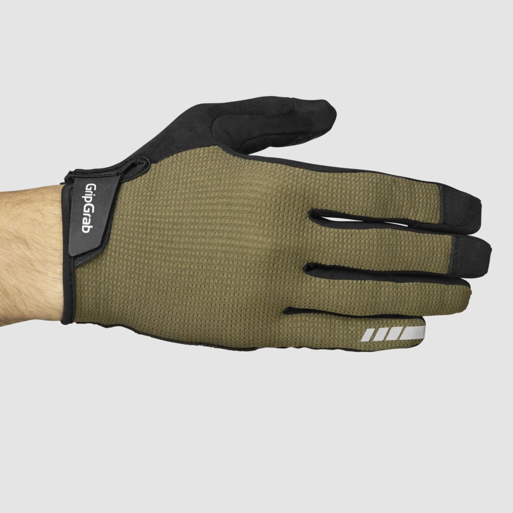 GripGrab EXPLR RC Max Padded Full Finger Gloves - Olive Green