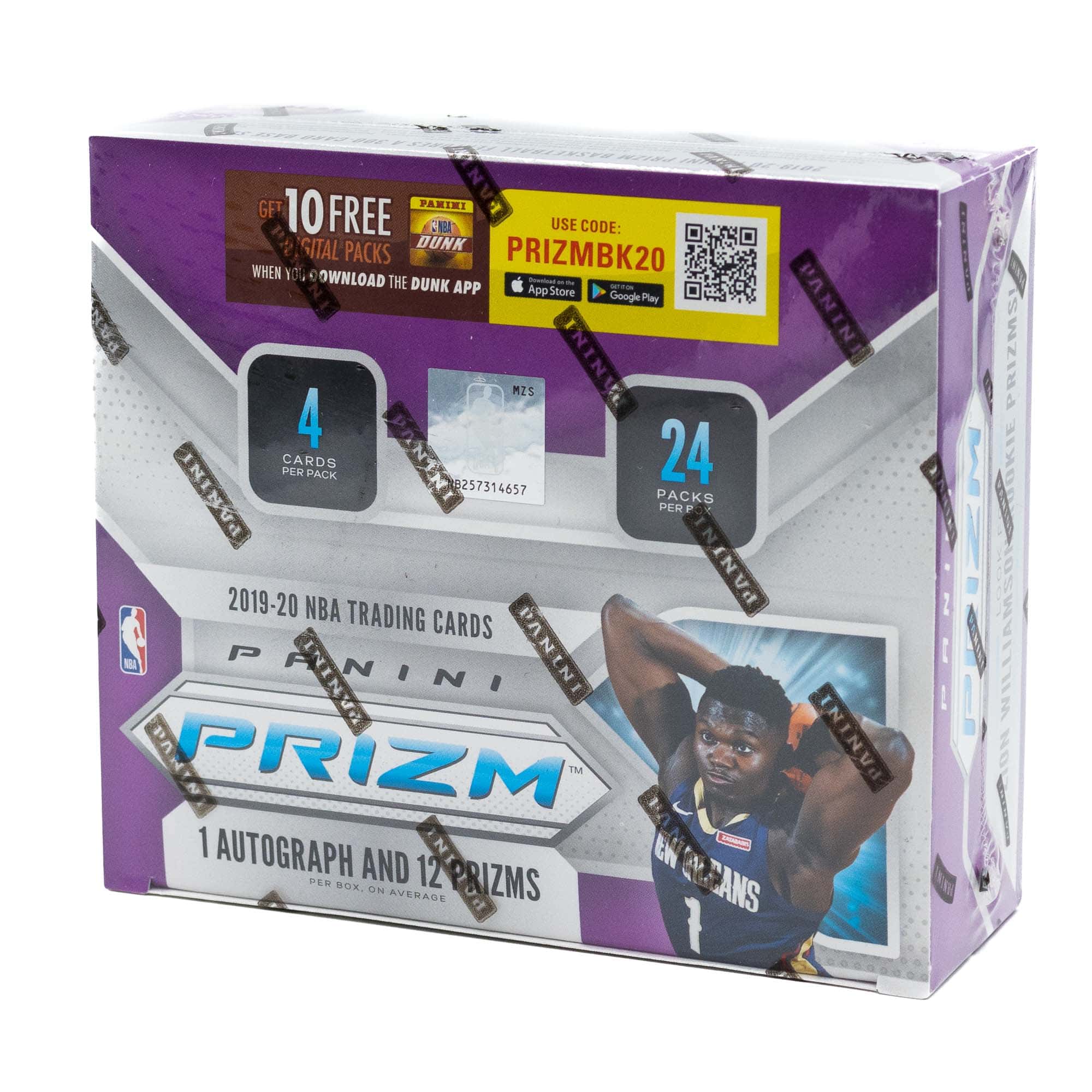 2019/20 Panini Prizm NBA Basketball 24-Pack Retail Box