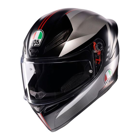 Casque intégral AGV K1 S - LAP - Noir / RougeRef : AG1057