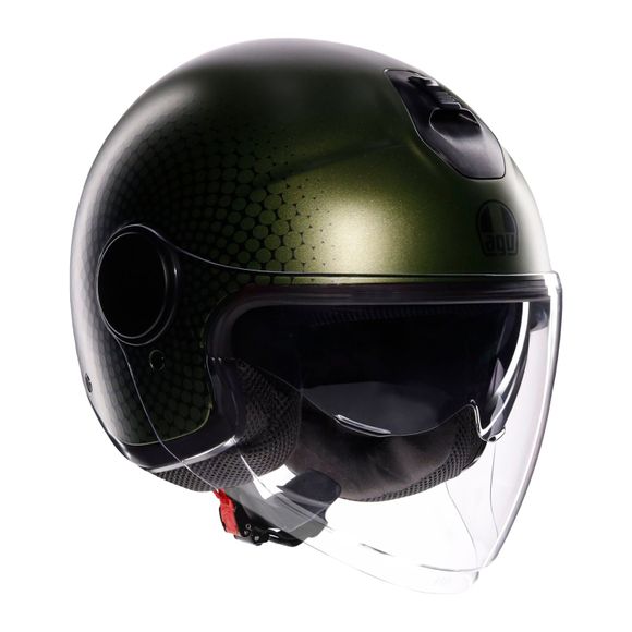 Casque jet AGV ETERES - ANDORA - Vert / NoirRef : AG1077