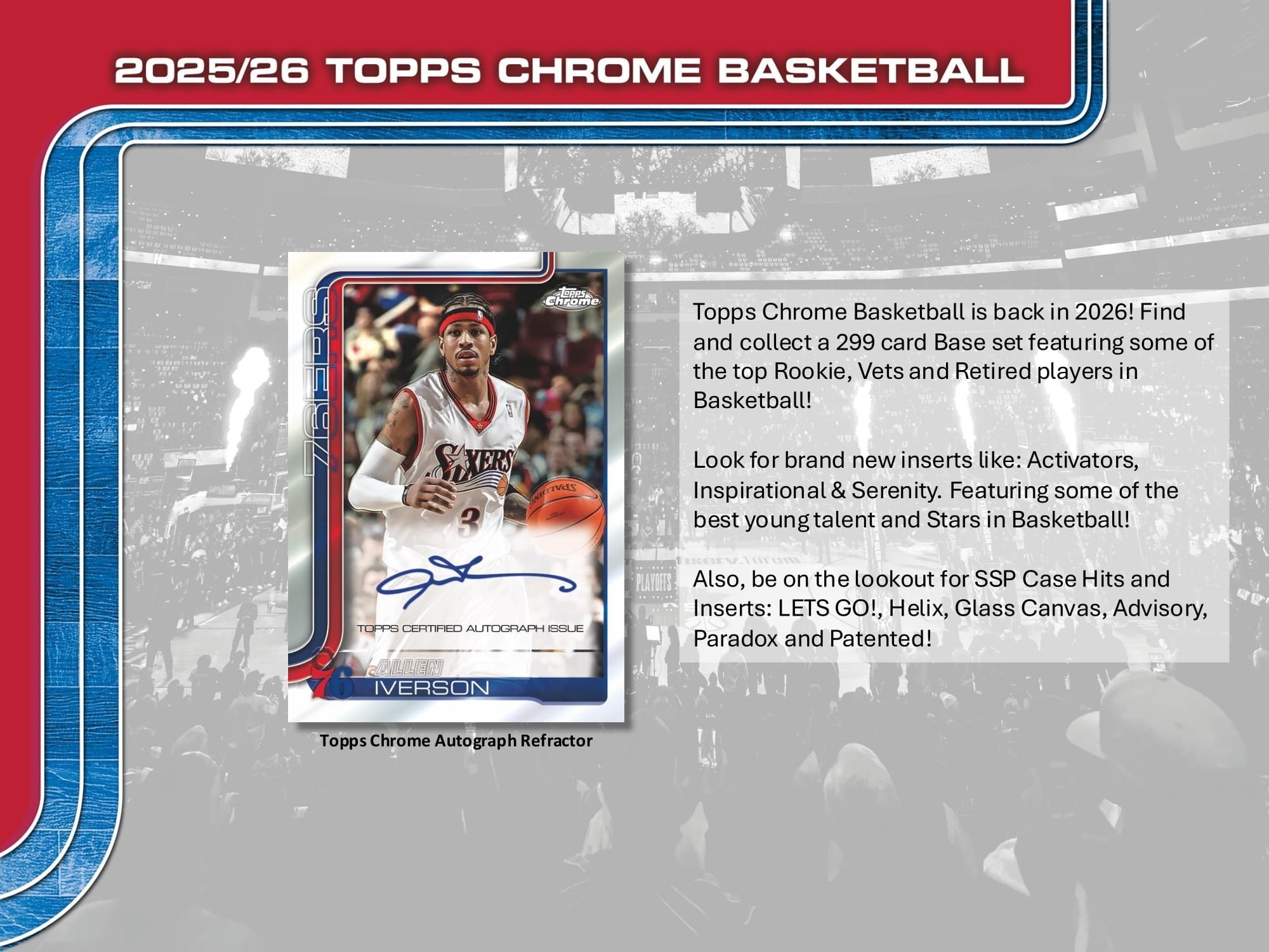 2025/26 Topps Chrome NBA Basketball Blaster Box
