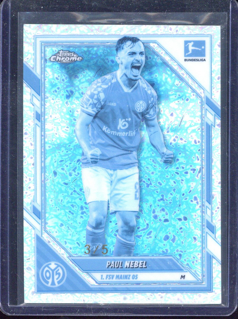 2025-26 Topps Chrome Bundesliga Paul Nebel Frozen /5