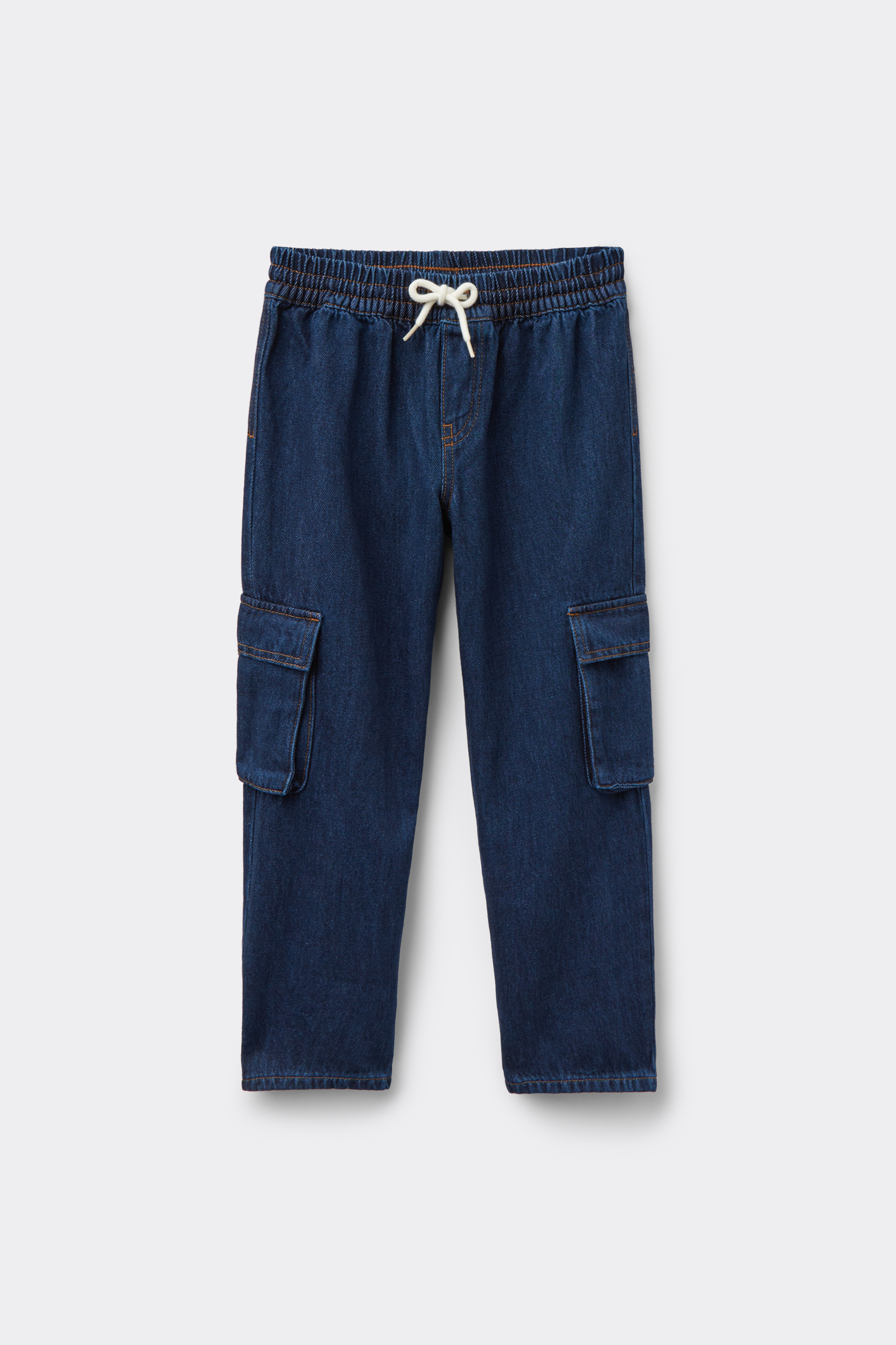 Boys’ Cargo Jeans with Drawstring