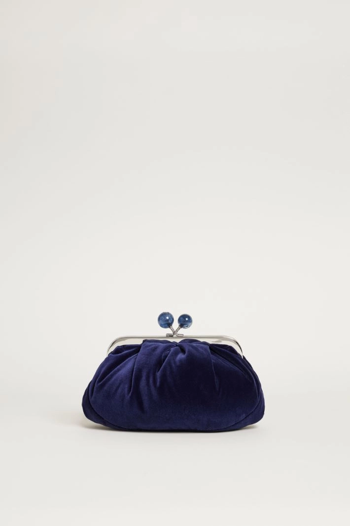 Velvet clutch - PURPLE