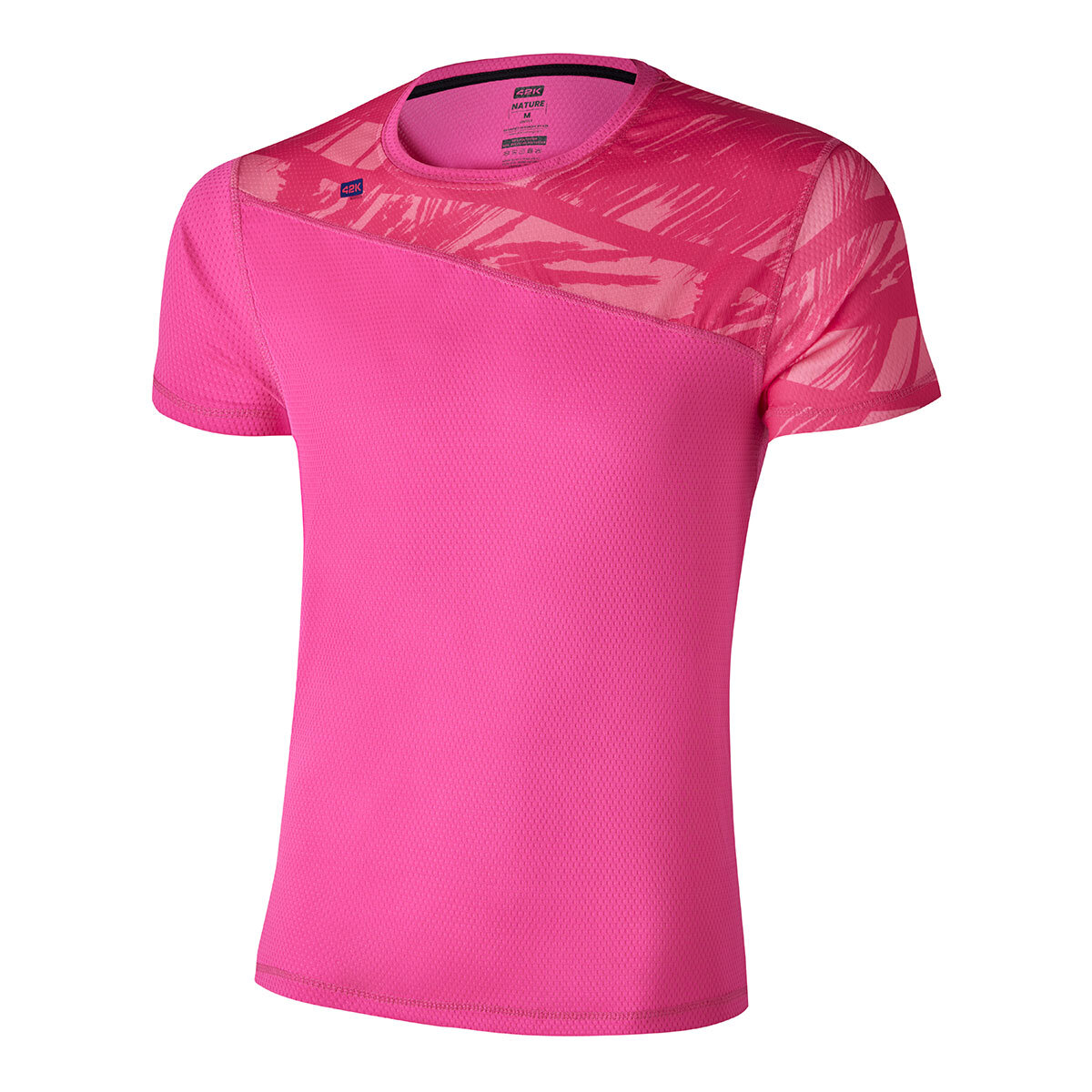 T-shirt running unisex 42K NATURE Pink PINK