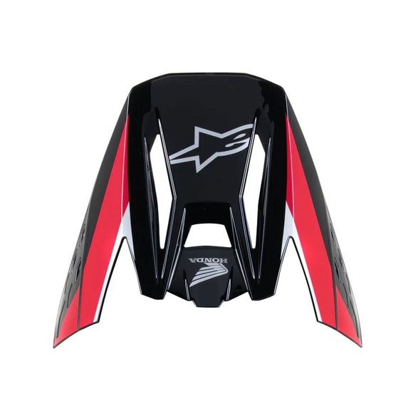 Alpinestars S-M5 MX Visor - HONDA 2026 - Black / RedRef: AP3167