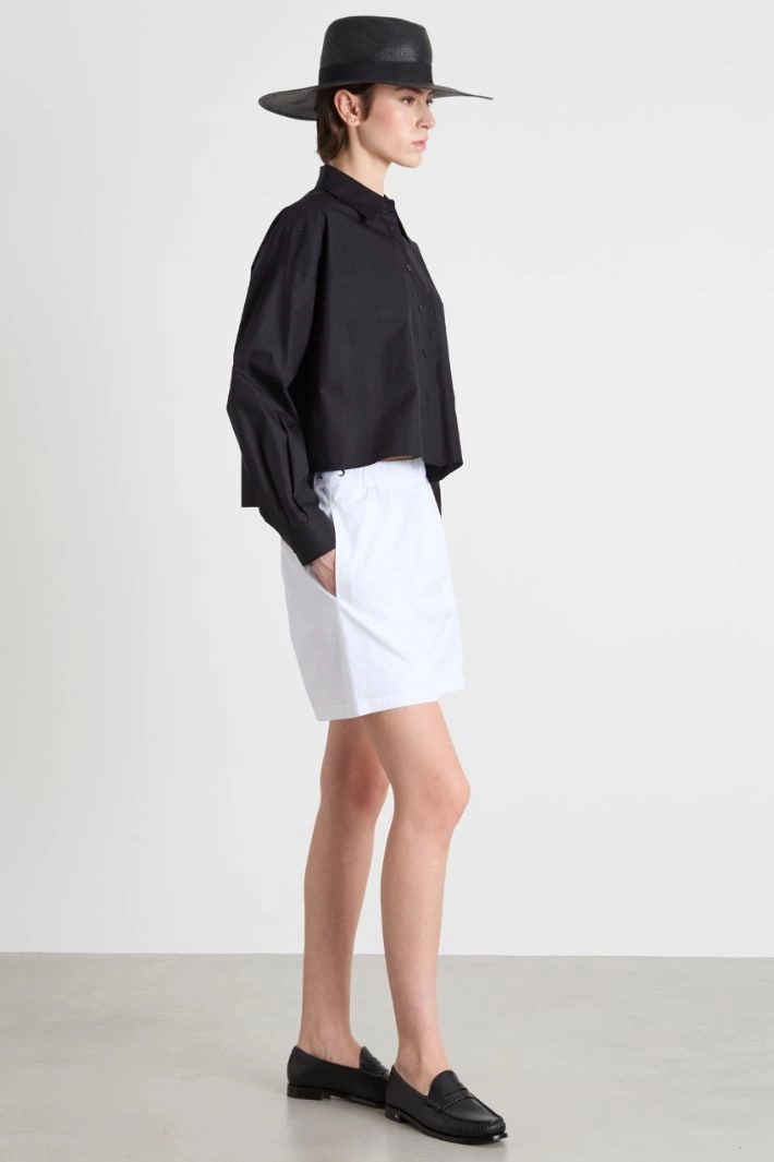 Boxy shirt - BLACK