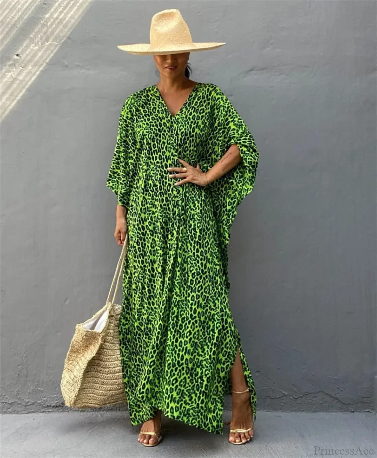 Women Swimsuit Kaftan Tunic Beach Cover Up