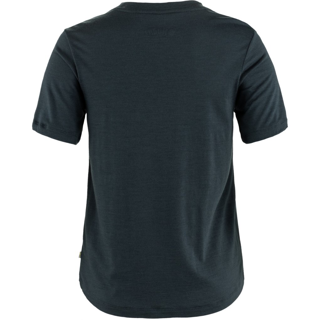 Fjällräven Hoja Wool T-Shirt Women - dark navy