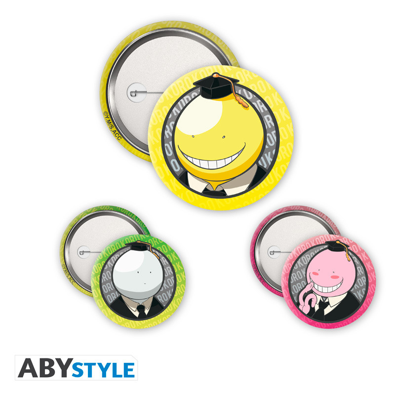 ASSASSINATION CLASSROOM Badge Pack Koro