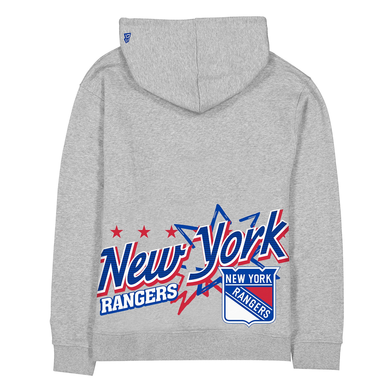 New York Rangers Sport Classics Oversized NHL Hoodie Gray
