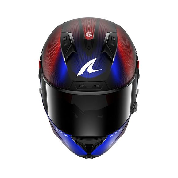 Shark AERON SPEED-TECH Full Face Helmet - Carbon / BlueRef: Sh1834-Cbr