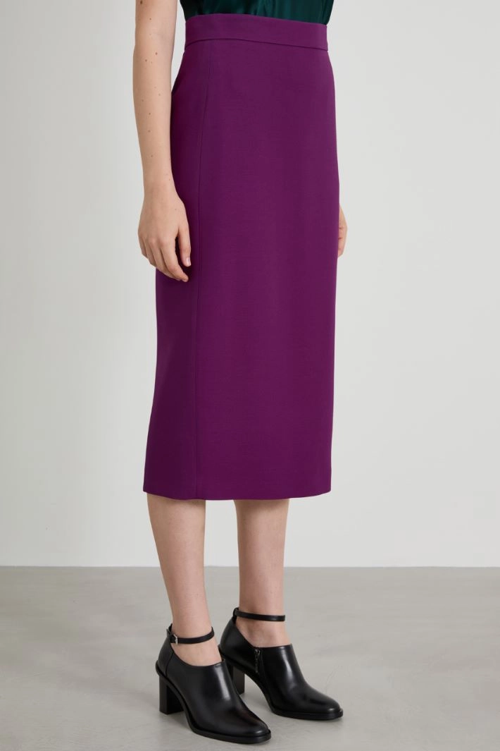 Cady pencil skirt - VIOLET
