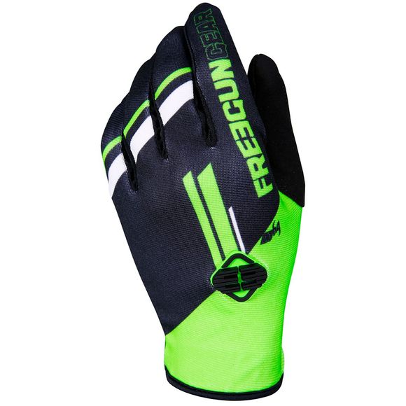 Gants cross Shot by Freegun DEVO COLLEGE NEON GREEN 2020 - VertRef : FRG0250