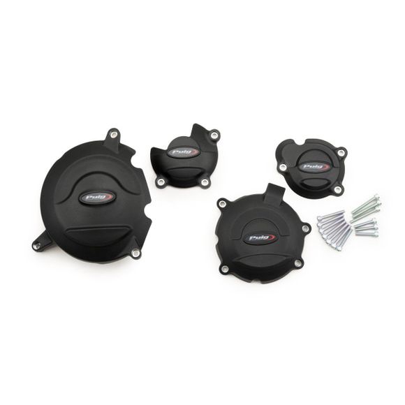 Protection Moteur Puig Kit de 4 pare-carters - NoirRef : PUI0654 / 21406N