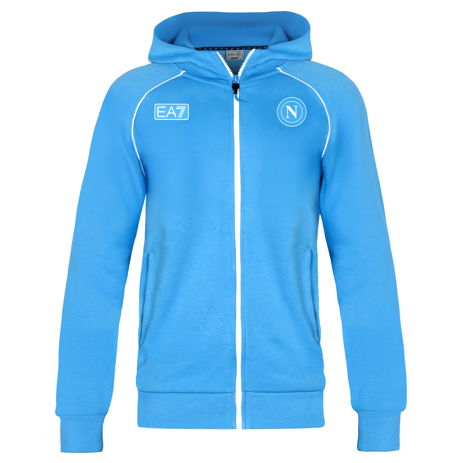 SSC Napoli Sky Blue Interlock Hoodie 2025/2026