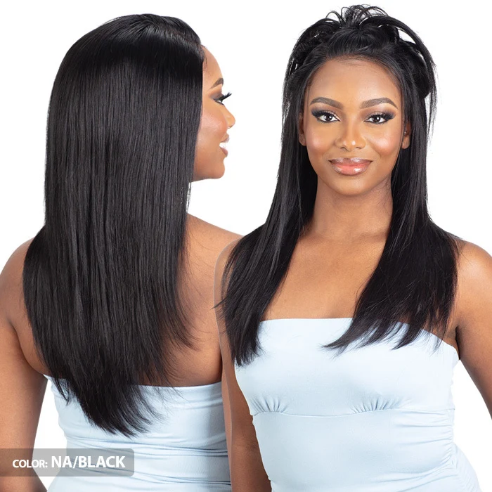 Shake N Go Glossy Glueless 100% Virgin Remy Hair 360 HD 13x4 Lace Frontal Wig - STRAIGHT 20