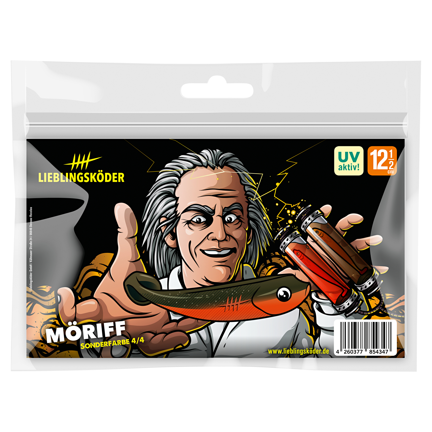 Lieblingsköder Shad Zander Bait (12.5 cm, MöRiff)