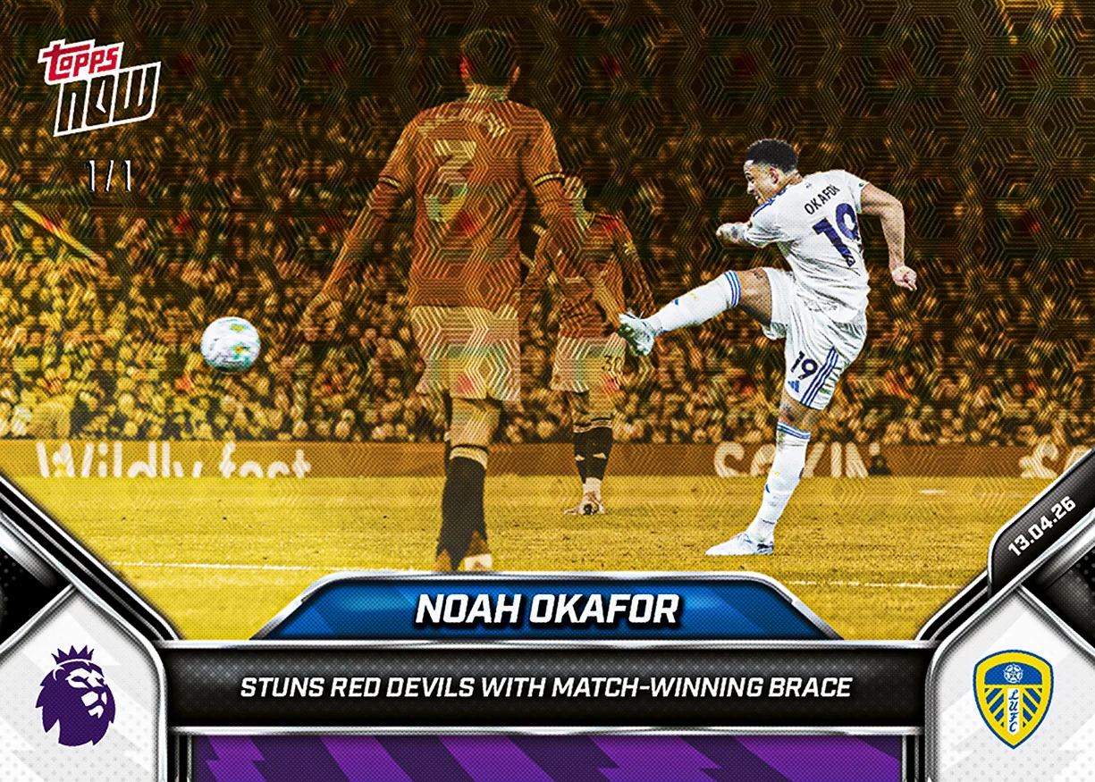 Noah Okafor - 2025-26 Premier League Topps NOW® - Card 171- PR: 485