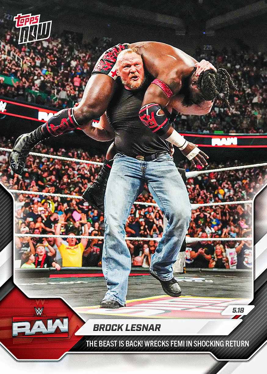Brock Lesnar - 2026 WWE Topps NOW® - Card 60