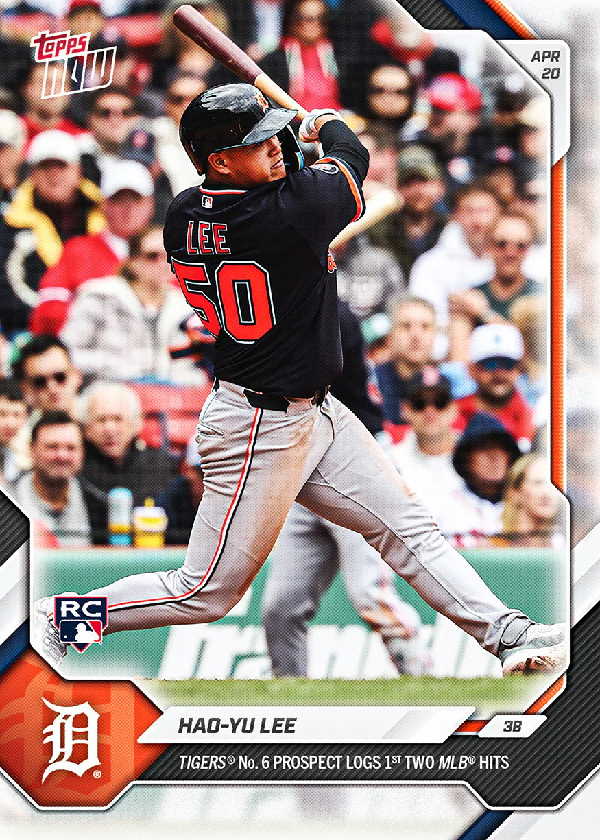 Hao-Yu Lee - 2026 MLB Topps NOW® - Card 102 - PR: 6964