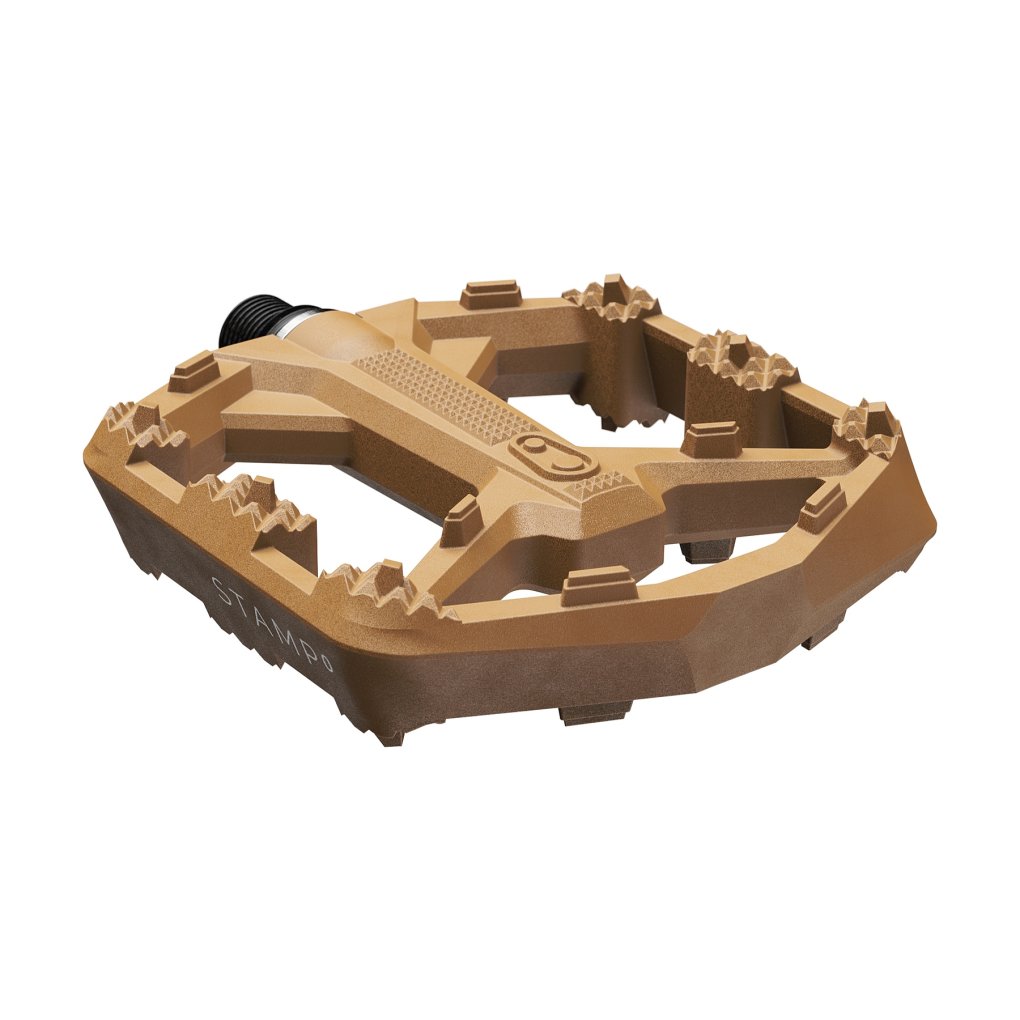 Crankbrothers STAMP 0 Small - Flat Pedal - brown
