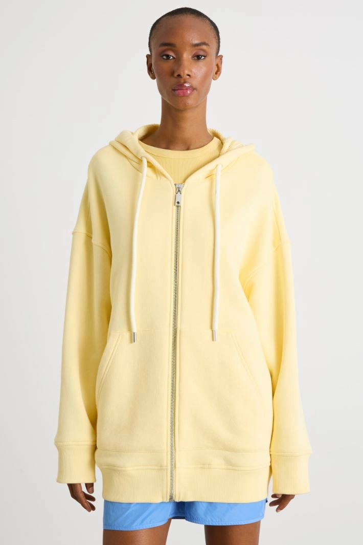 Oversized hoodie - YELLOW