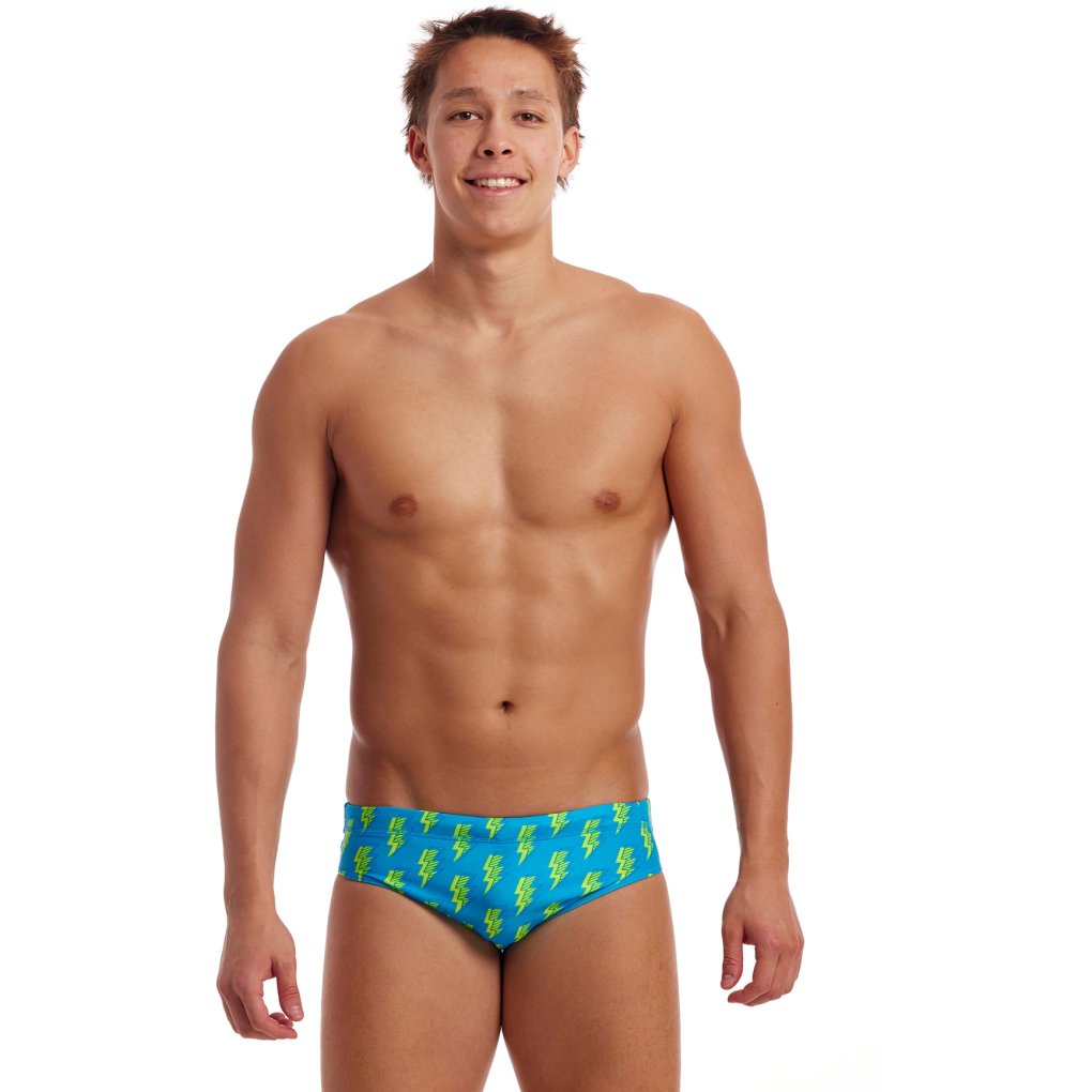 Funky Trunks Classic Eco Swim Briefs Men - Bolted