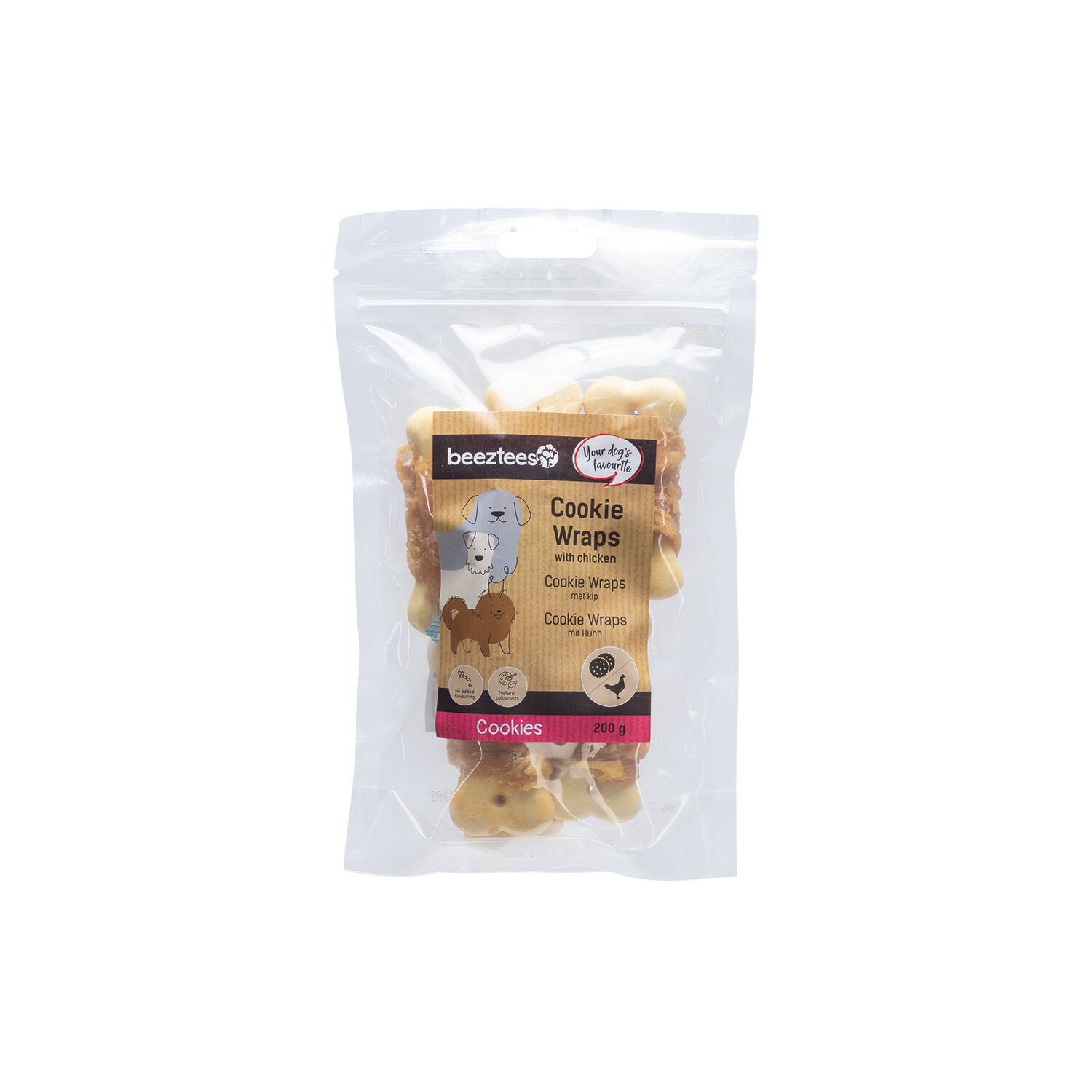 Beeztees Cookie Wraps with Chicken - S - 400 g