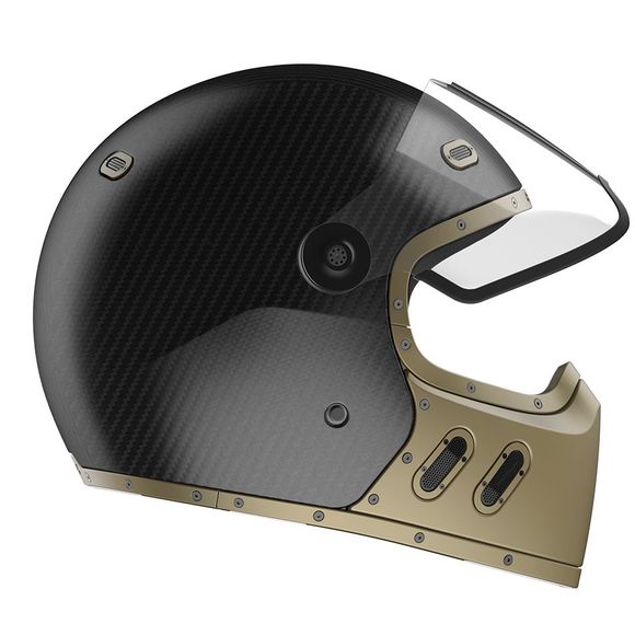 Full headset Qwart Phoenix 2 Tone - Carbon / YellowRef: QWA0002