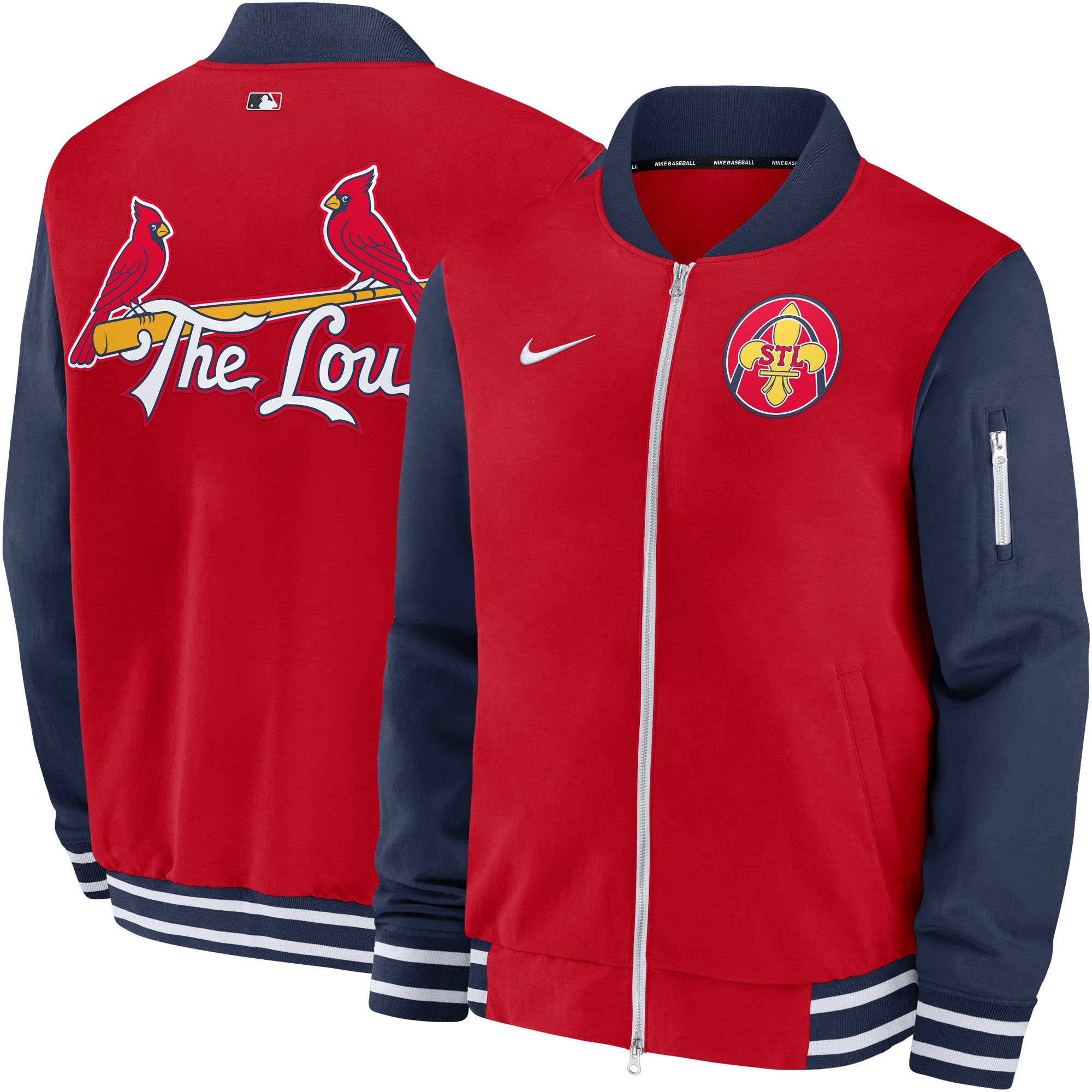 St. Louis Cardinals 2024 City Connect MLB Authentic Nike Bomber Jacket