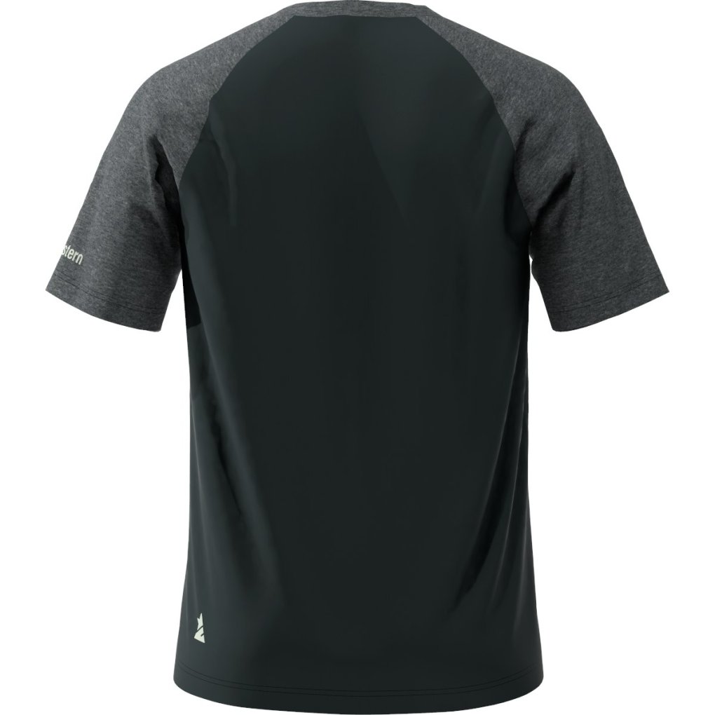 Zimtstern Z Tech T-Shirt Men - pirate black/gun metal melange