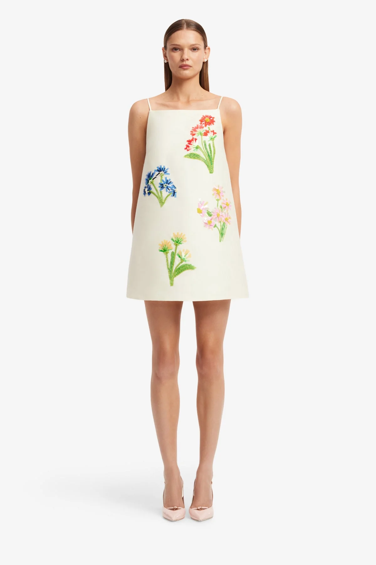 Leia Wool Mini Dress - Wildflower