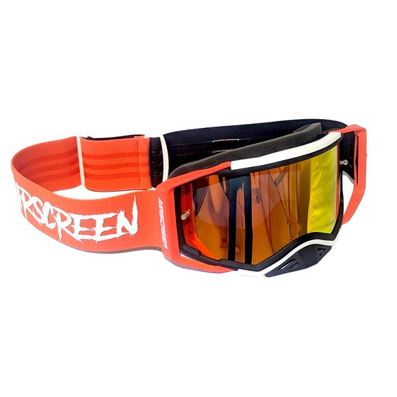 Mask cross Airscreen Aero 06 mx Iridum Red 2025 screen - RedRef: Asm0021 / 001-018-Ir6