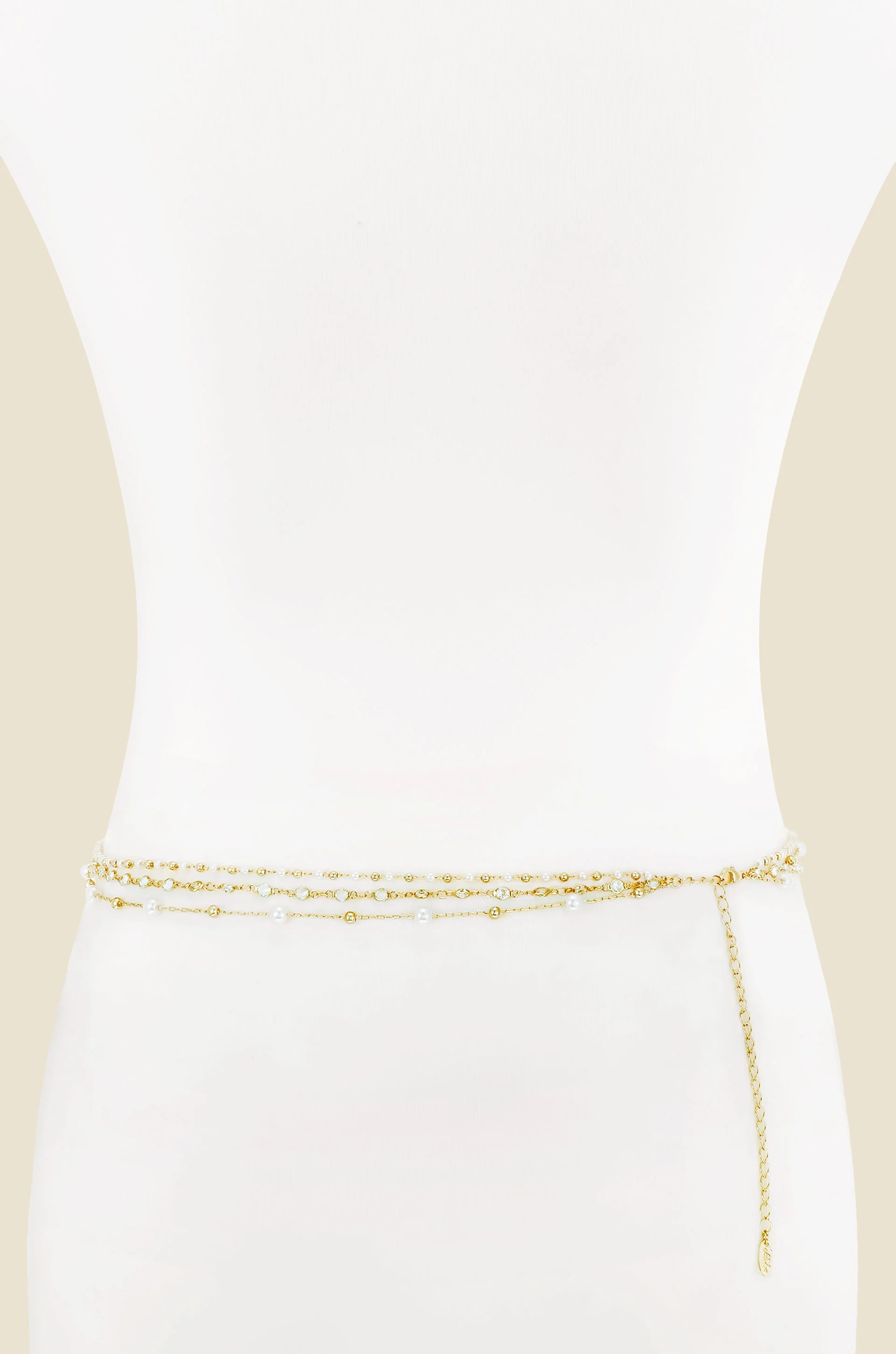 Extended Vacation Pearl Body Chain