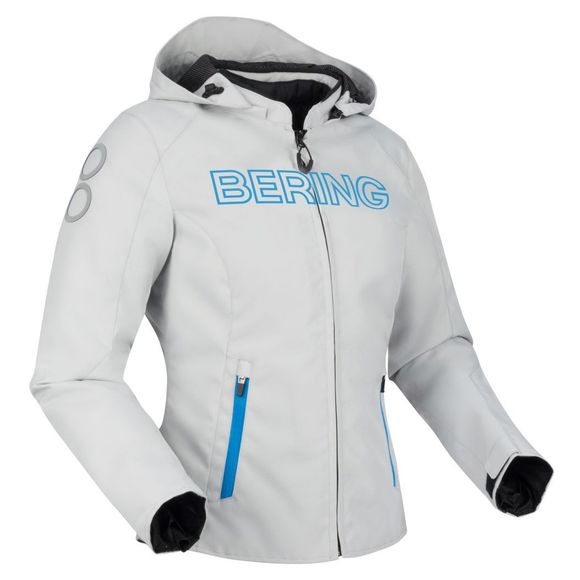 Bering Lady Warwick - Gray / Blue Motorcycle JacketRef: BR1659