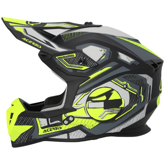 Casque cross Acerbis LINEAR 22.06 2024 - Noir / JauneRef : AE5313