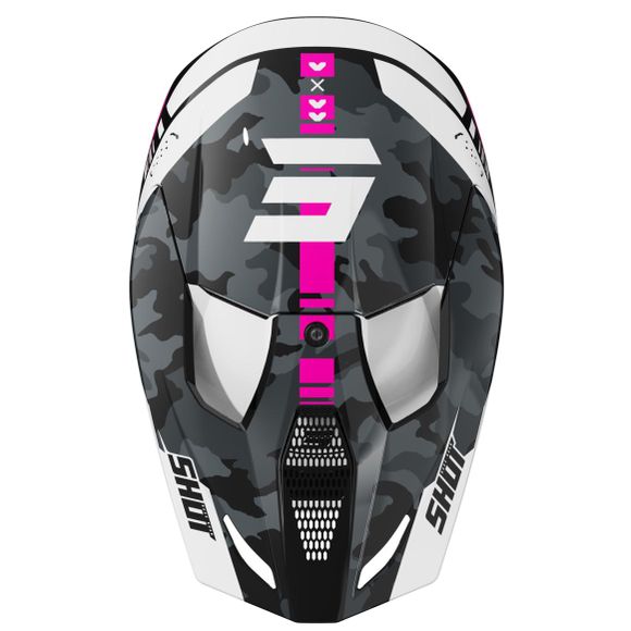 Casque cross Shot FURIOUS ENFANT - FLASH - RoseRef : SO3006