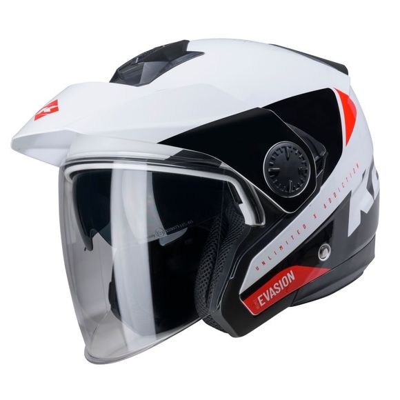 Kenny EVASION GRAPHIC Jet Helmet - Black / RedRef: KE2576