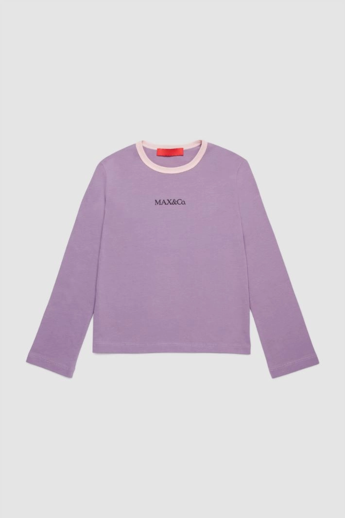 Long-sleeved T-shirt KID - LILAC