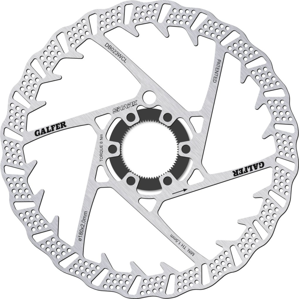 Galfer Shark Brake Disc - MTB/E-MTB | Fixed | Centerlock