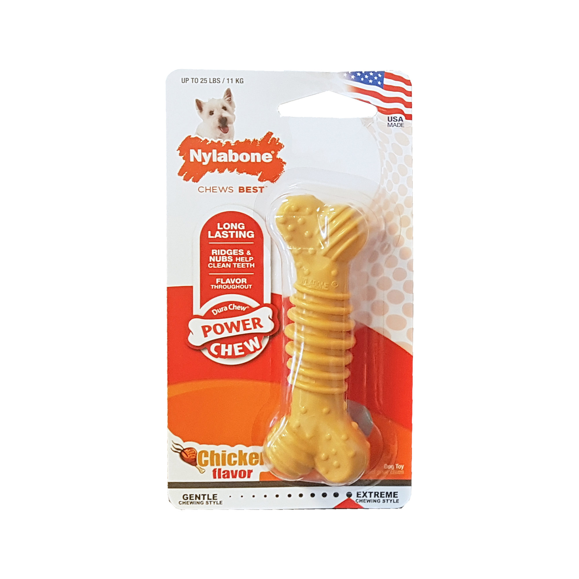 Nylabone Dura Chew Plus Medley Dog Bone - Medium