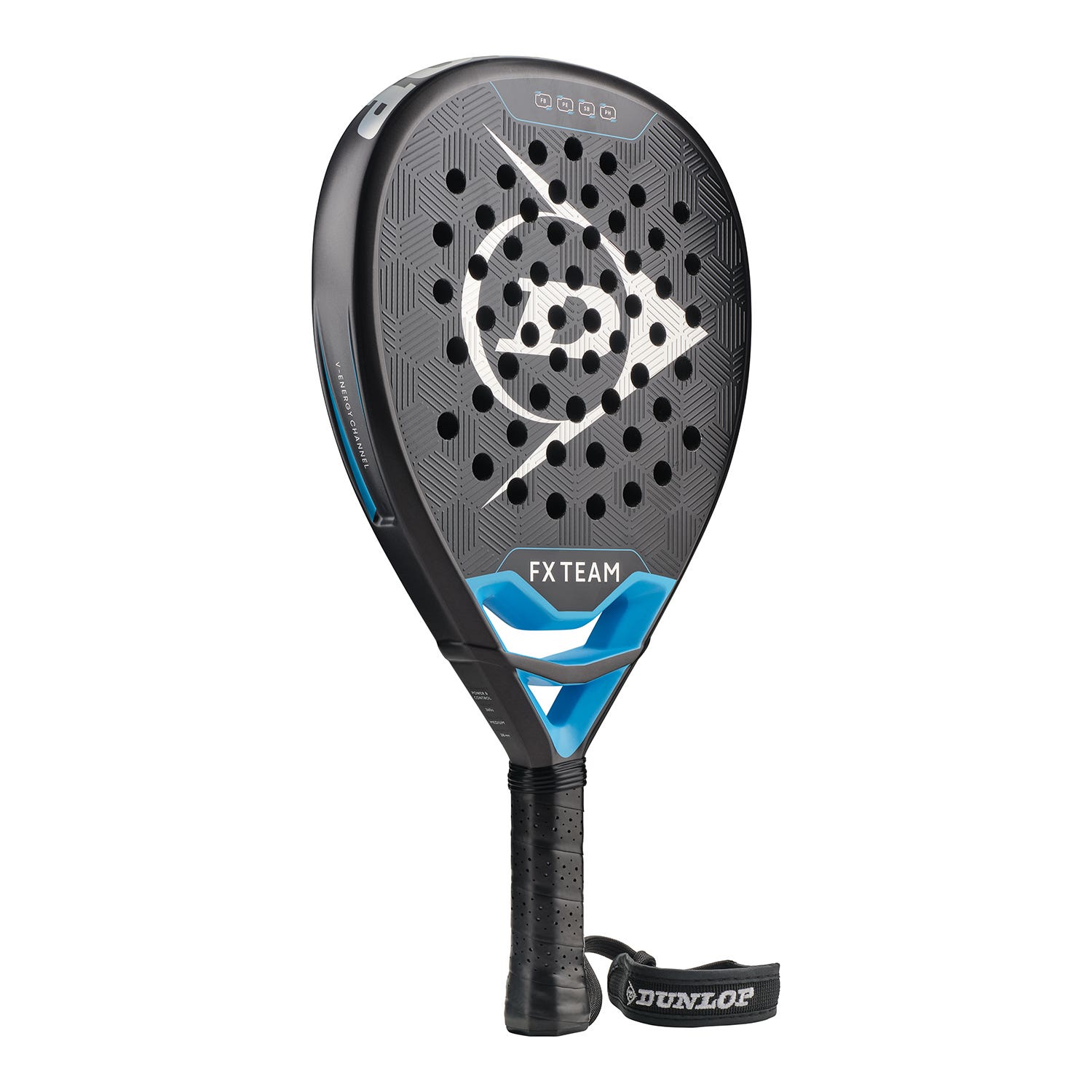 DUNLOP FX TEAM GUN METAL/CYAN/METALLIC SILVER