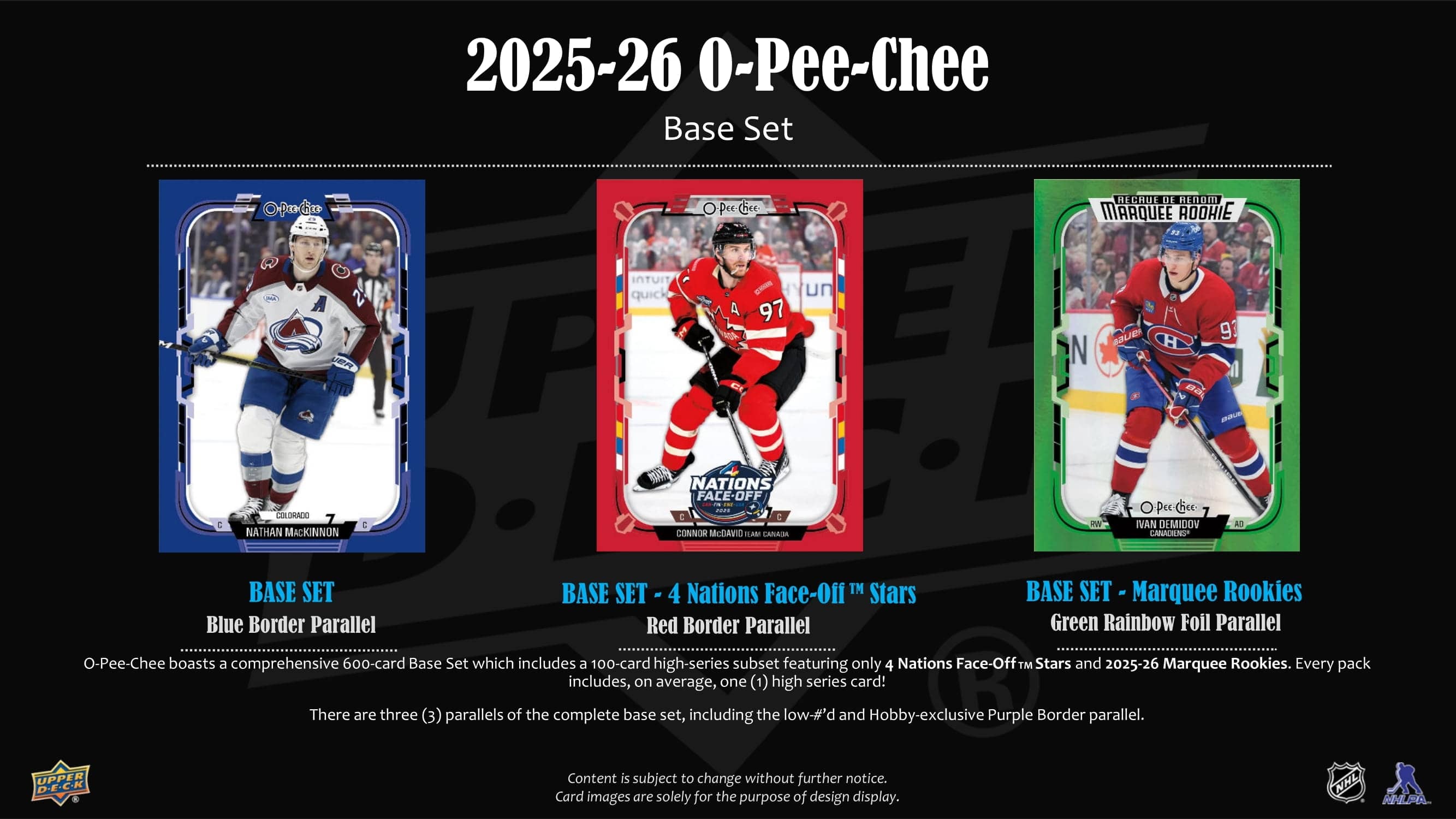 2025/26 Upper Deck O-Pee-Chee Hockey NHL Hobby Box