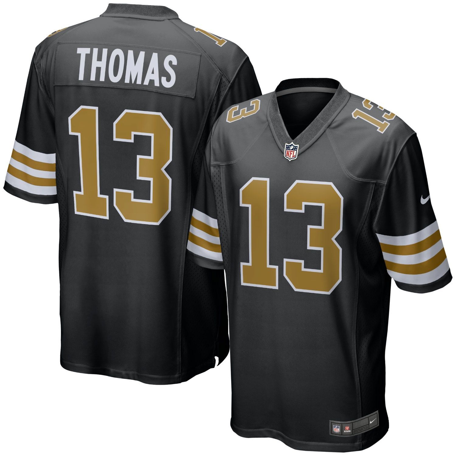 Michael Thomas #13 New Orleans Saints Nike Game NFL Football Jersey Alternate