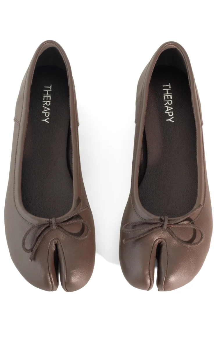 Therapy Hoshi Chocolate Ballet Flat