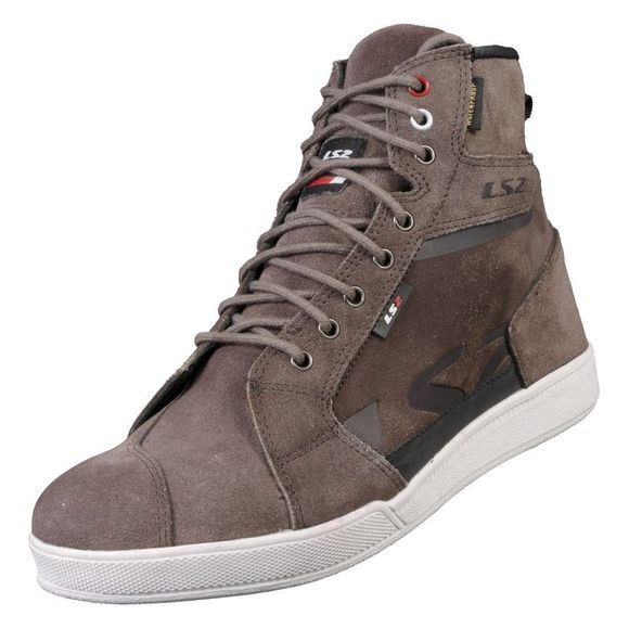 Ls2 Downtown Waterproof Motorcycle Sneakers - BrownRef: LS1410
