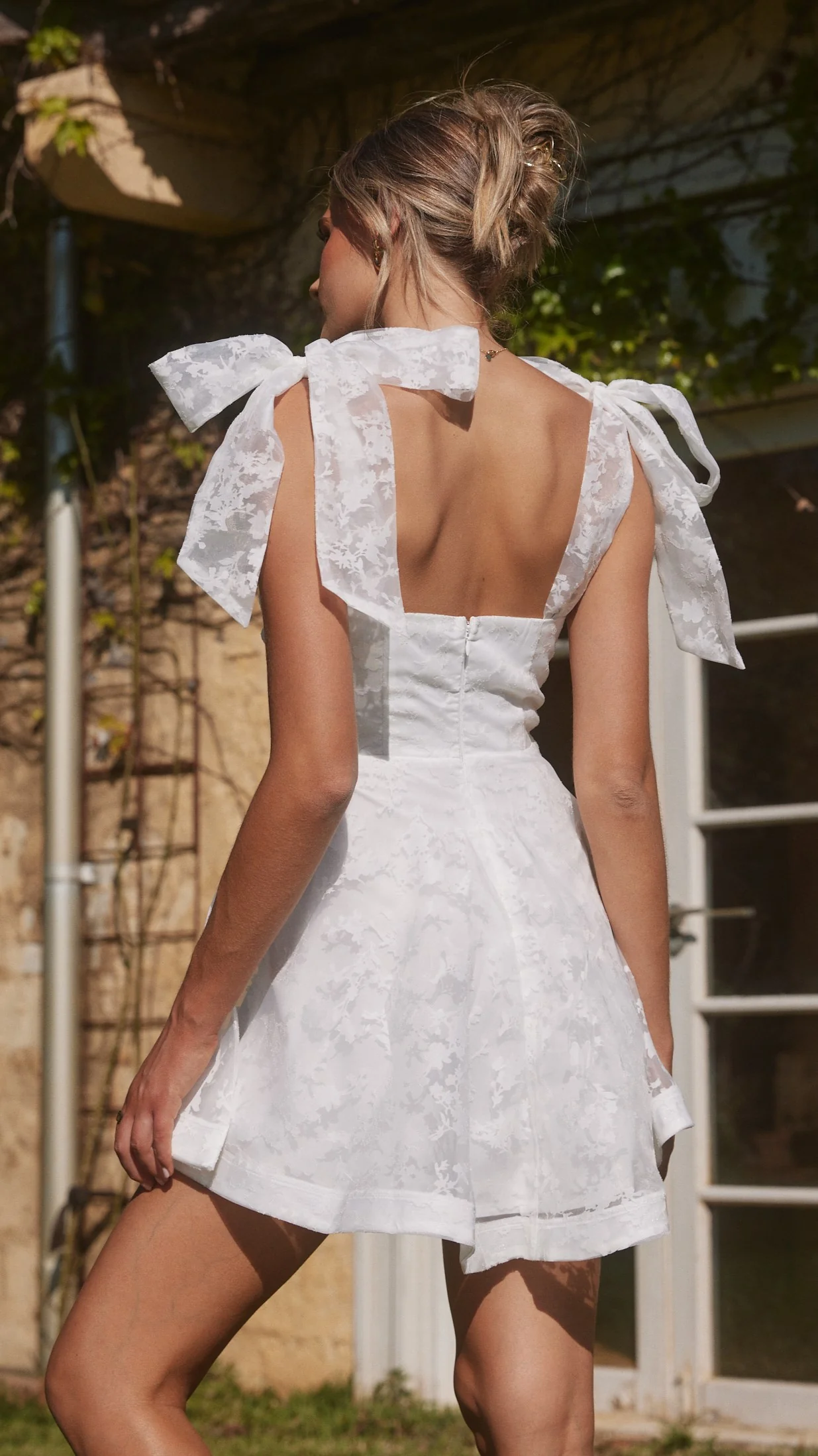 Karis Mini Dress - White