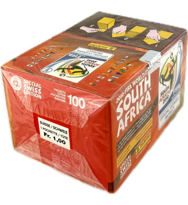 Panini World Cup South Africa 2010 SWISS EDITION Stickers - Box With 100 Packets